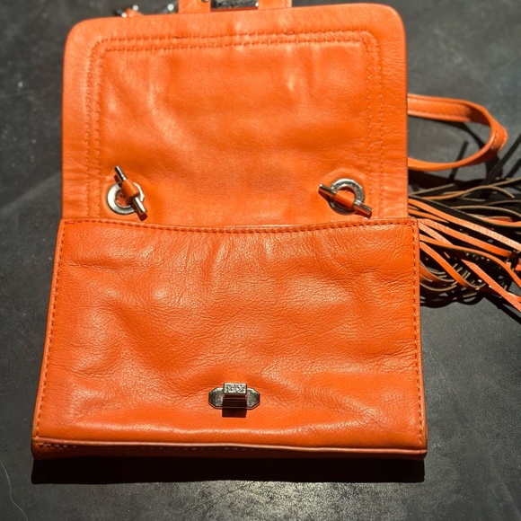 Vintage Orange Diane von Furstenberg Crossbody Bag - Picture 2 of 6